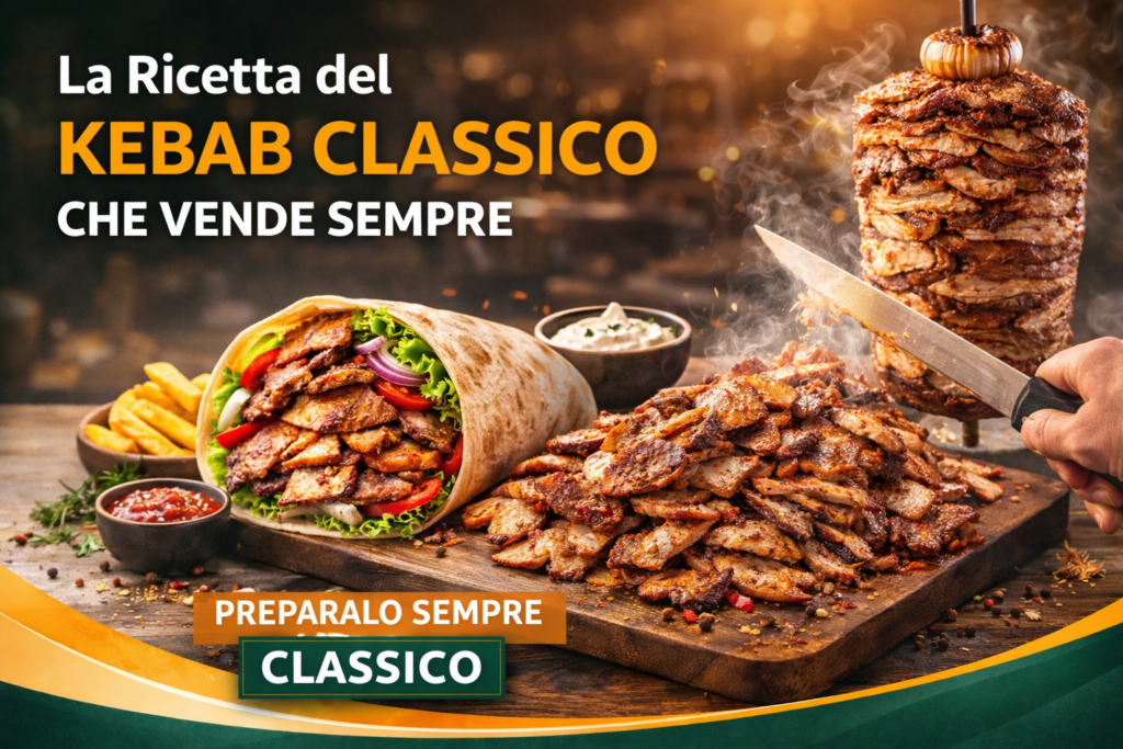 La Ricetta del Kebab Classico che Vende Sempre
