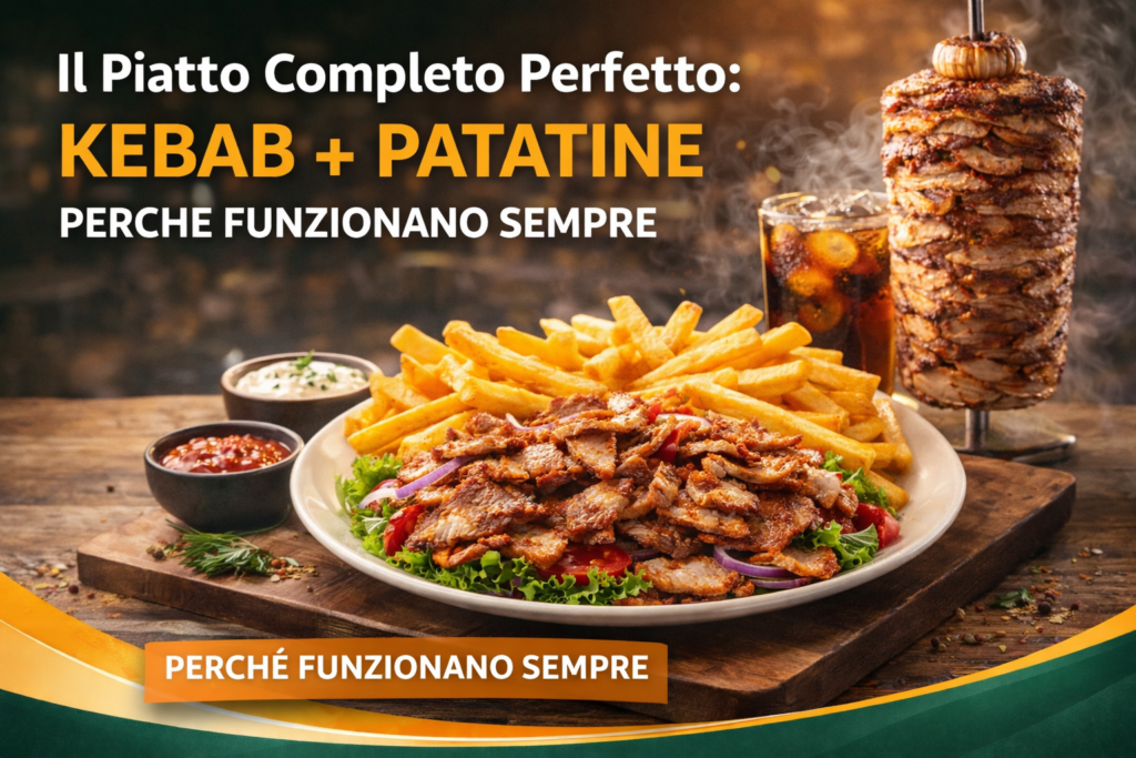 Il Piatto Completo Perfetto: Kebab + Patatine