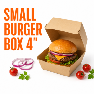 Small Burger Box 4" pz. 1x200 Dim. 100x86/90x90/70mm