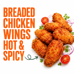 Breaded Chicken wings Hot & Spicy Conf. 1Kg