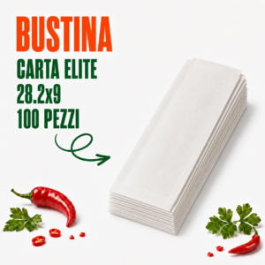 Bustina carta Elite cm. 28.2x9 - 100 pezzi