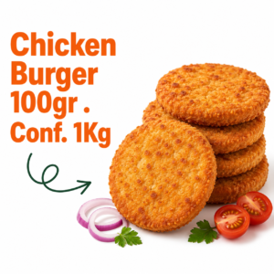Chicken Burger 100gr . Conf. 1Kg