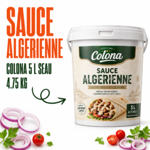 SAUCE ALGERIENNE COLONA 5 L SEAU (4.75 kg)