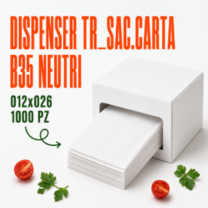 Dispenser TR_Sac.Carta B35 Neutri 012x026_(1000 PZ)