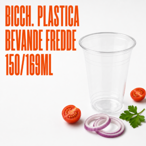 BICCH. plastica bevande fredde 150/169ml - 100pz