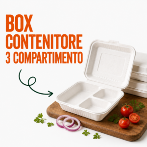 Box Contenitore 3 Compartimento Contents. (2x125).250 Pz