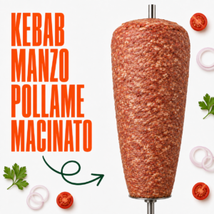 KEBAB DI MANZO E POLLAME MACCINATO KG.20