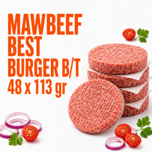 MawBeef Best Burger B/T 48 x 113 gr