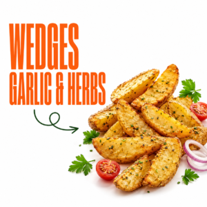 Wedges Garlic & Herbs 4x2500g
