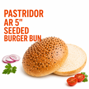 PASTRIDOR AR 5" Seeded Burger Bun 24x82 Gr