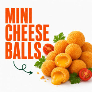 Mini Cheese balls (Cheddar) 6 x 1 Kg