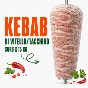 KEBAB DI TACCHINO/vITELLO Kg.15