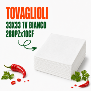 TOVAGLIOLI 33X33 1V BIANCO (280PZx10CF)