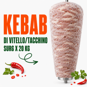 KEBAB DI VITELLO/TACCHINO SURG X 20 KG