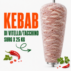 KEBAB DI VITELLO/TACCHINO SURG X 25 KG