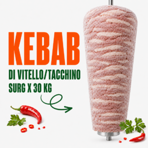 KEBAB DI VITELLO/TACCHINO SURG x 30 Kg