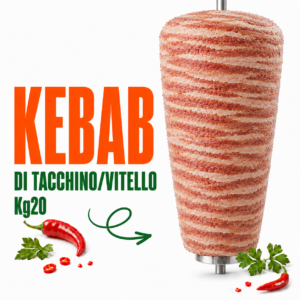 KEBAB TACCHINO VITELLO Kg. 20