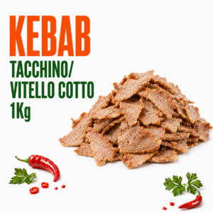 KEBAB TACCHINO/ VITELLO COTTO Kg.1