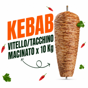 KEBAB VITELLO/TACCHINO MACINATO x 10 Kg
