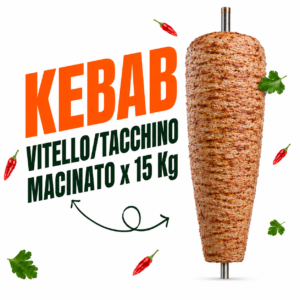 KEBAB VITELLO/TACCHINO MACINATO x 15 Kg