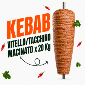 KEBAB VITELLO/TACCHINO MACINATO x 20 Kg