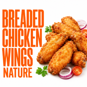 Breaded Chicken Wings Nature Conf. Kg