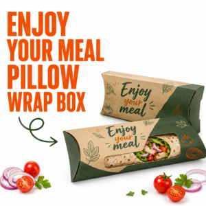 Enjoy your meal Pillow Wrap Box 1x300 Dim. 8cmx26cmx4cm