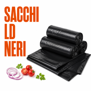 SACCHI LD NERI 72X110 cm. 33G.- 30 ROTOLI DA PZ. 10
