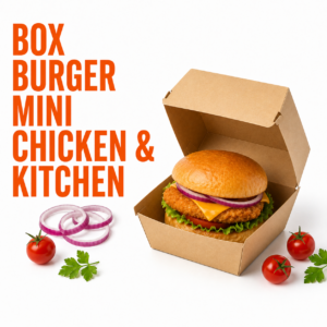 Box Burger Mini Chicken & Kitchen .Pz 650