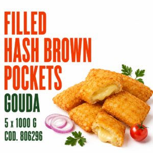 Filled Hush Brown Pockets Gouda 5x1000 g